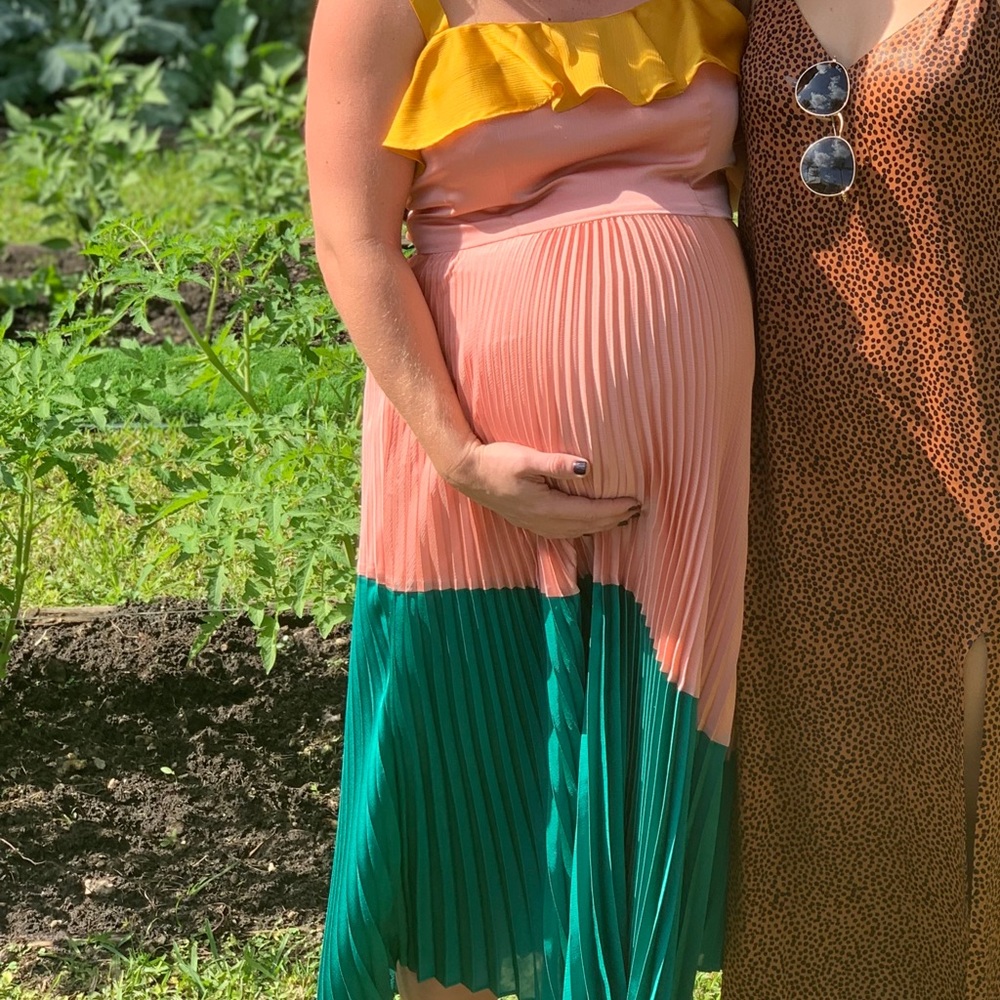 Color block dress